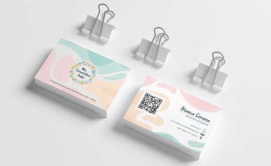 Tarjetas de visita Mis Canastillas Bebé