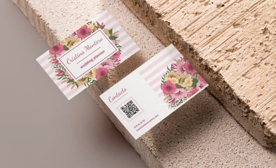 Tarjetas de visita Wedding Planner